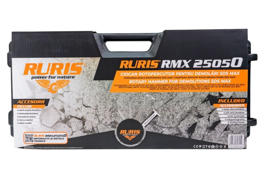 SDS Max udarni čekić RURIS RMX25020