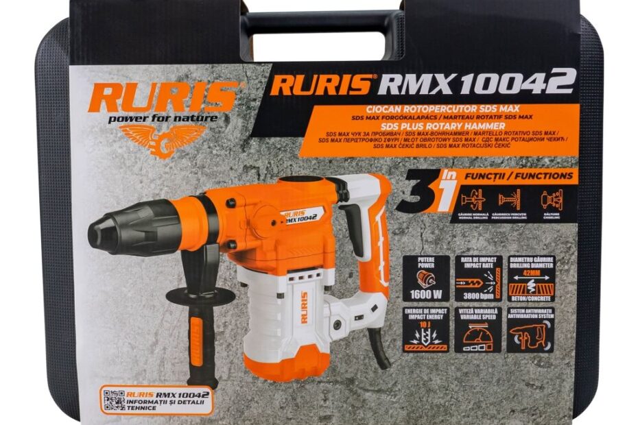 SDS Max udarni čekić Ruris RMX10042
