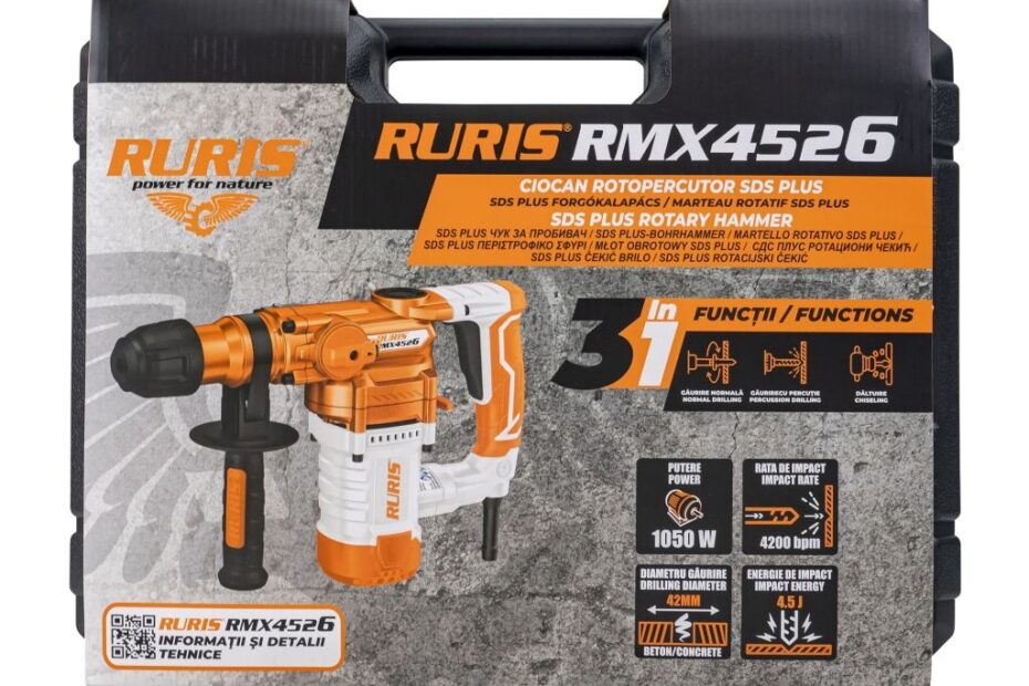 SDS Plus udarni čekić Ruris RMX4526