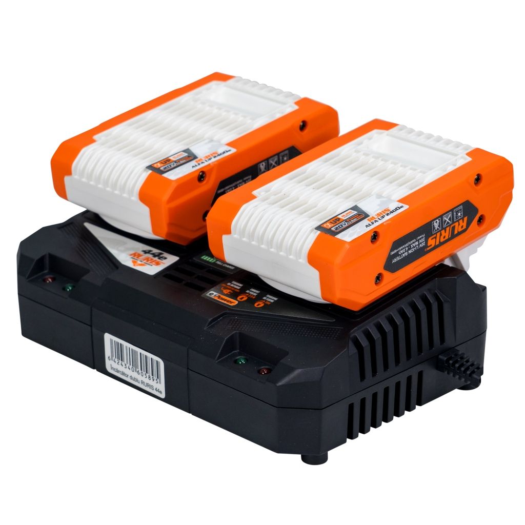 Komplet 2 akumulatora + dupli punjač RURIS Alfa UP 4444e